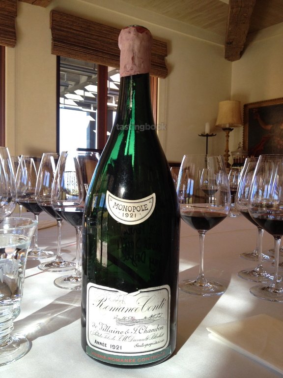 Romanée Conti 1921 Domaine de la RomanéeConti Your personal wine