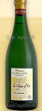 Sparkling wine, La Vigne d'Or Blanc de Meuniers 1999